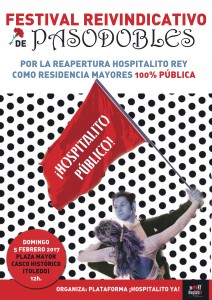 Foto cartel hospitalito del Rey