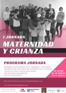 Cartel Jornada Maternidad y Crianza