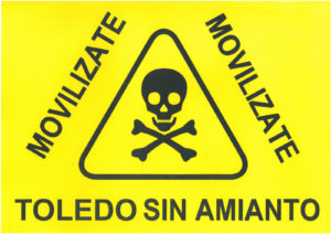 CARTEL TOLEDO SIN AMIANTO