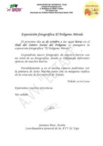 thumbnail of Invitación Exposición Fotografica Polígono Míralo 2019