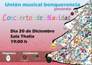 Cartel Concierto Navidad banda de música