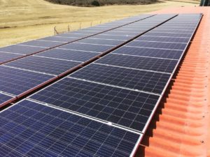 INSTALACION SOLAR SOBRE TEJADO