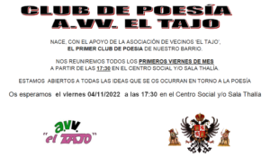 Cartel Club Poesía