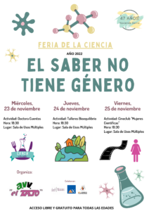 CARTEL FERIA DE LA CIENCIA 2022