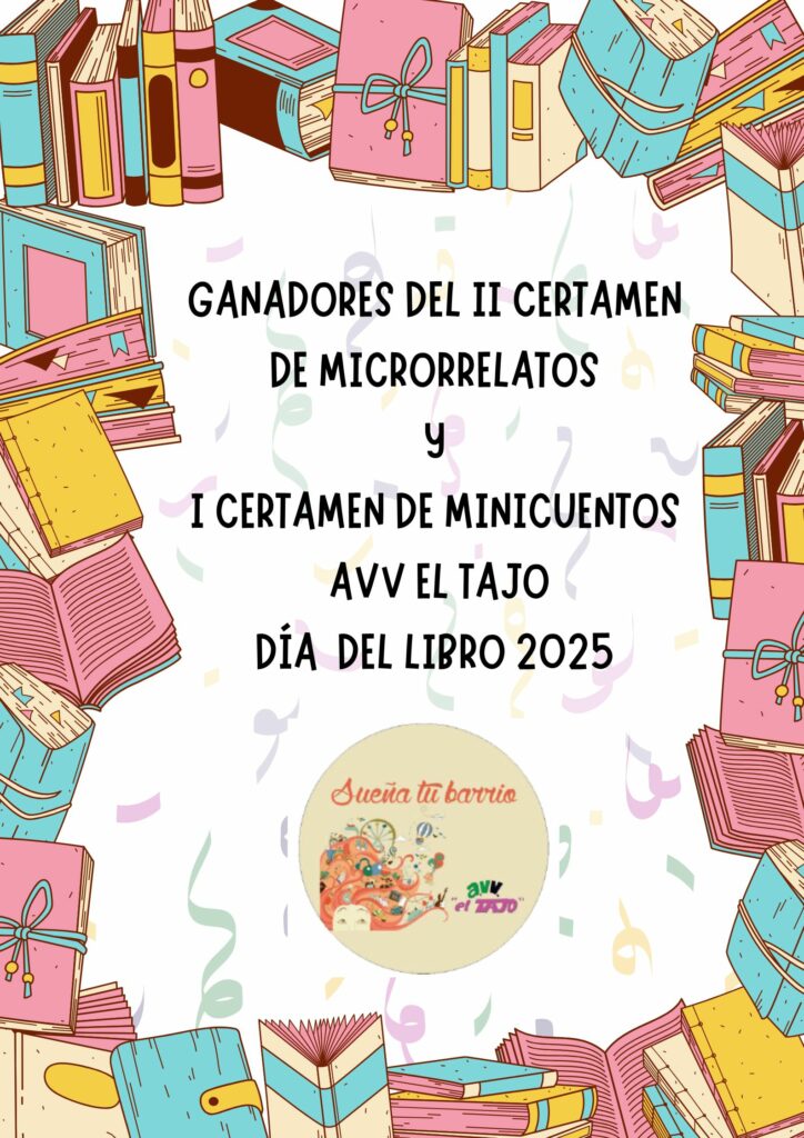 Poster Cartel dia del libro ilustrado colores pastel