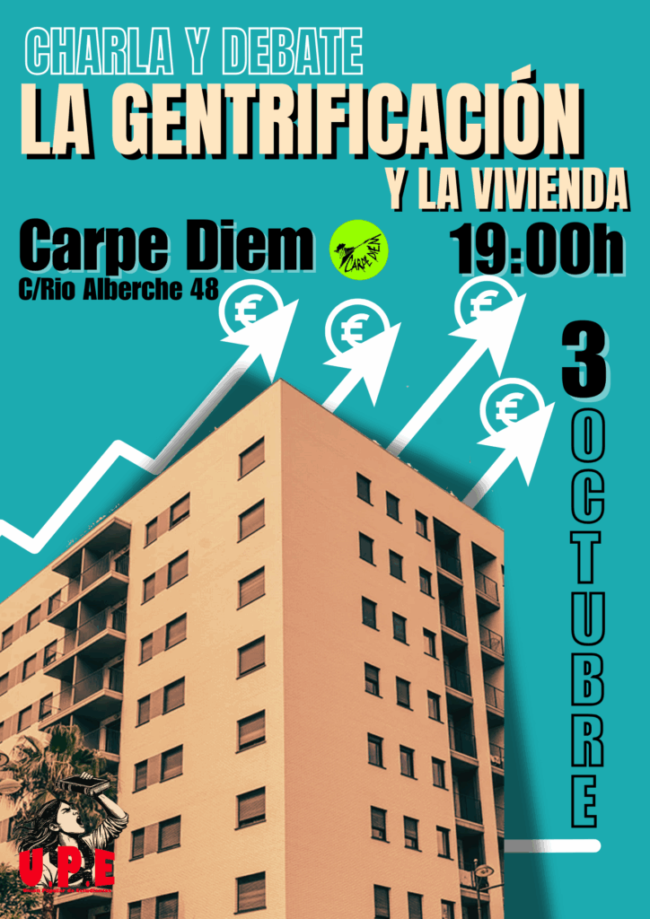 CHARLA GENTRIFICACIÓN